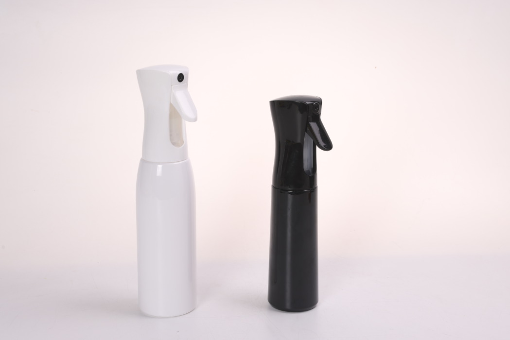 Белый черный пластик с непрерывным изысканными распылительными распылительными бутылками непрерывный туман